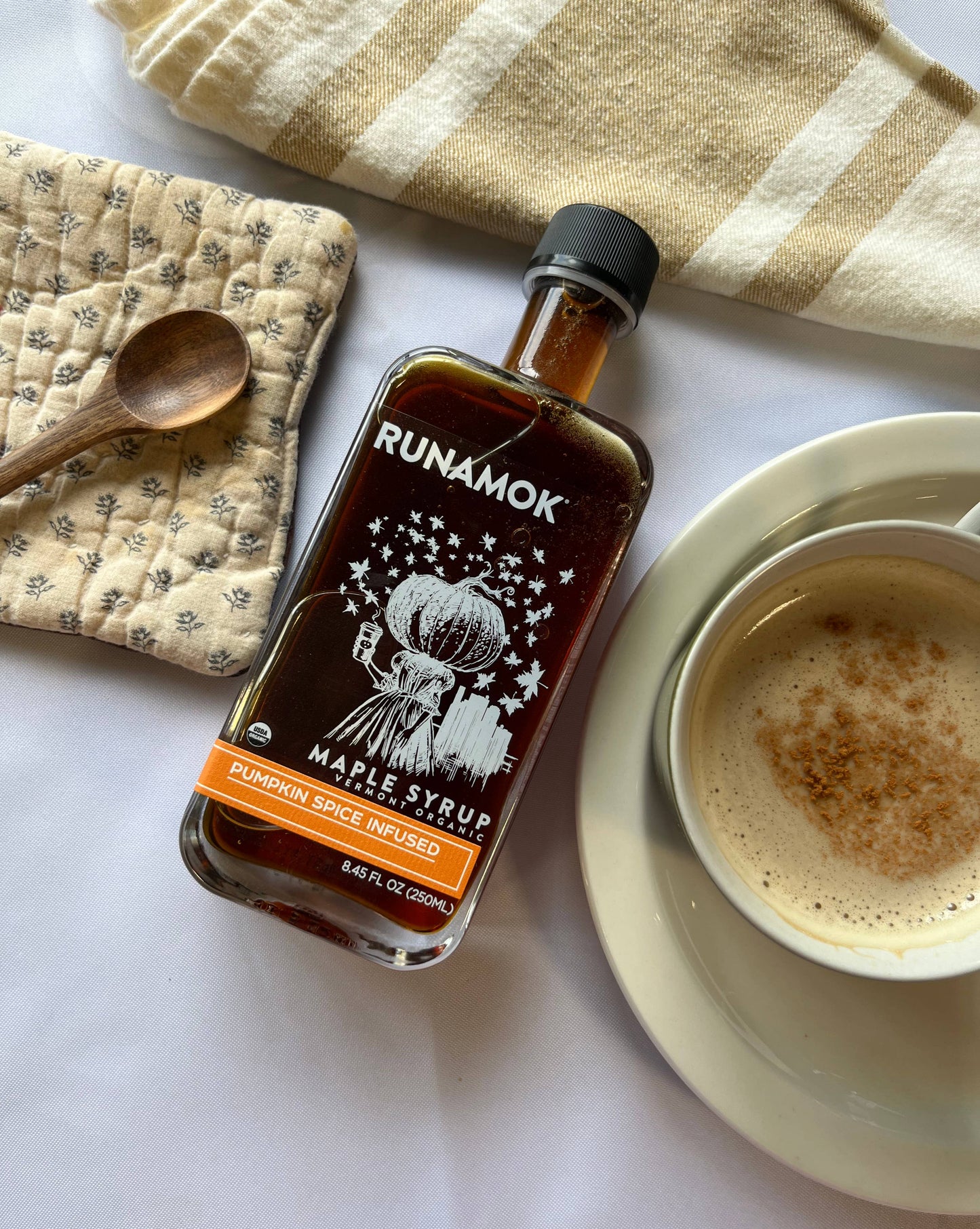 Pumpkin Spice Infused Organic Maple Syrup
