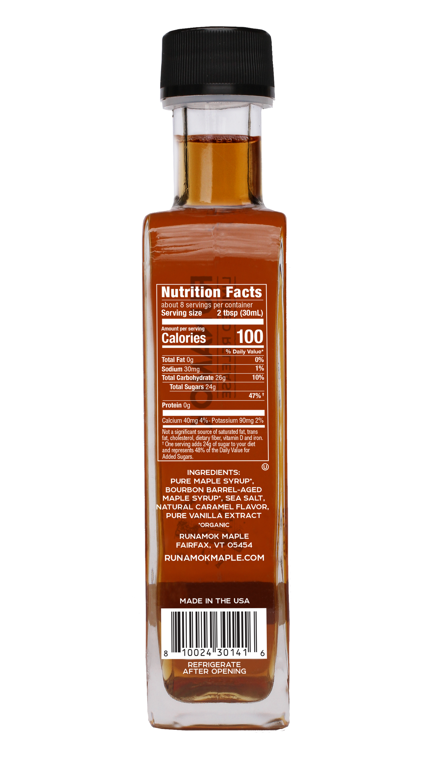 Salted Caramel Infused Maple Syrup 250ml
