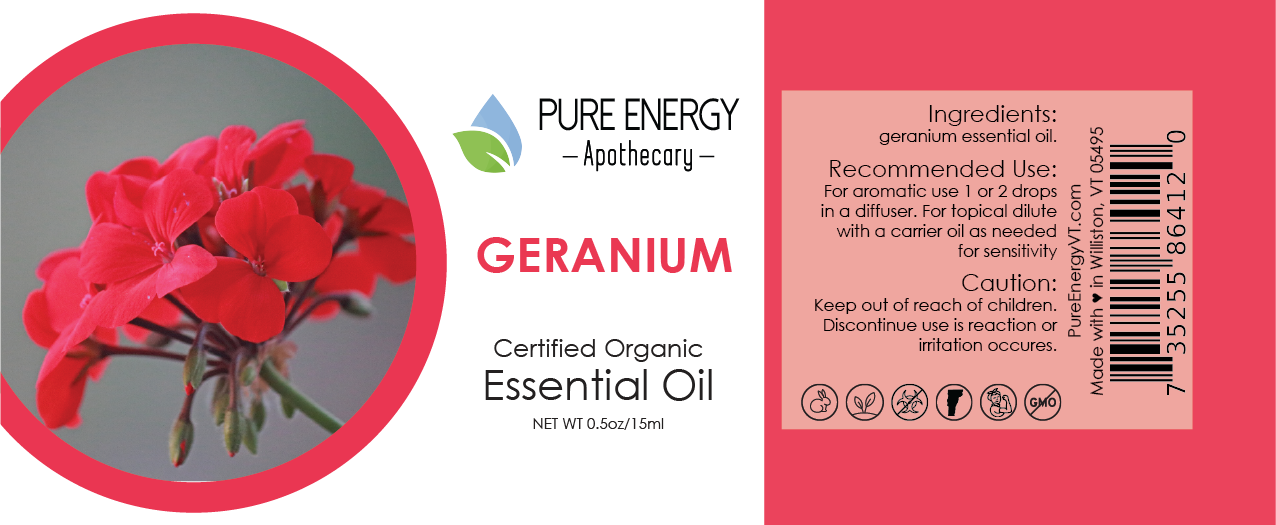 Essential Oil - Geranium 15ml (0.5oz)