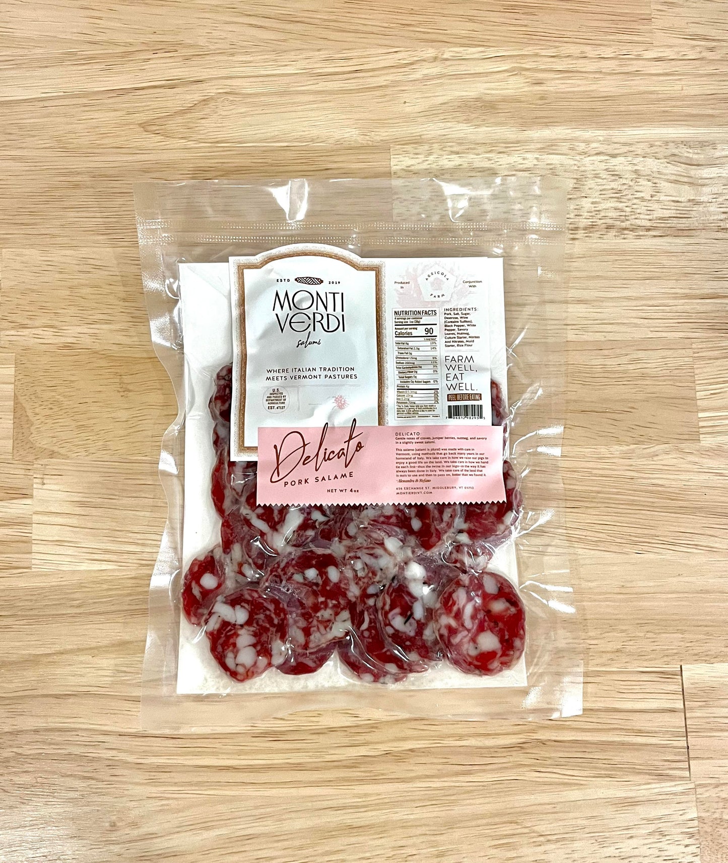Salame Delicato (Pre-Sliced)