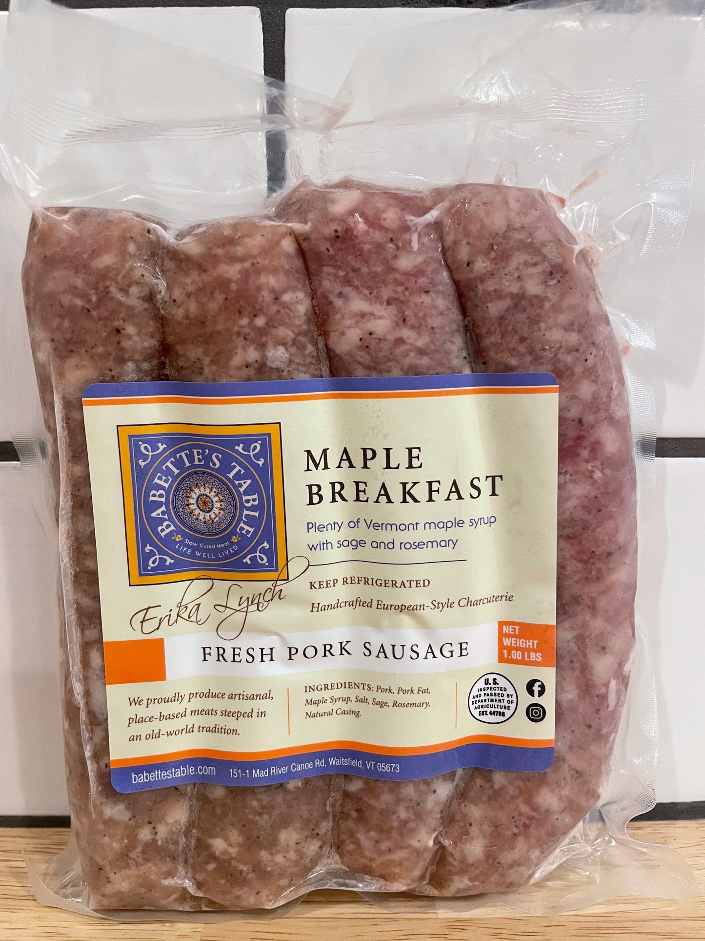 Maple Breakfast Sausage