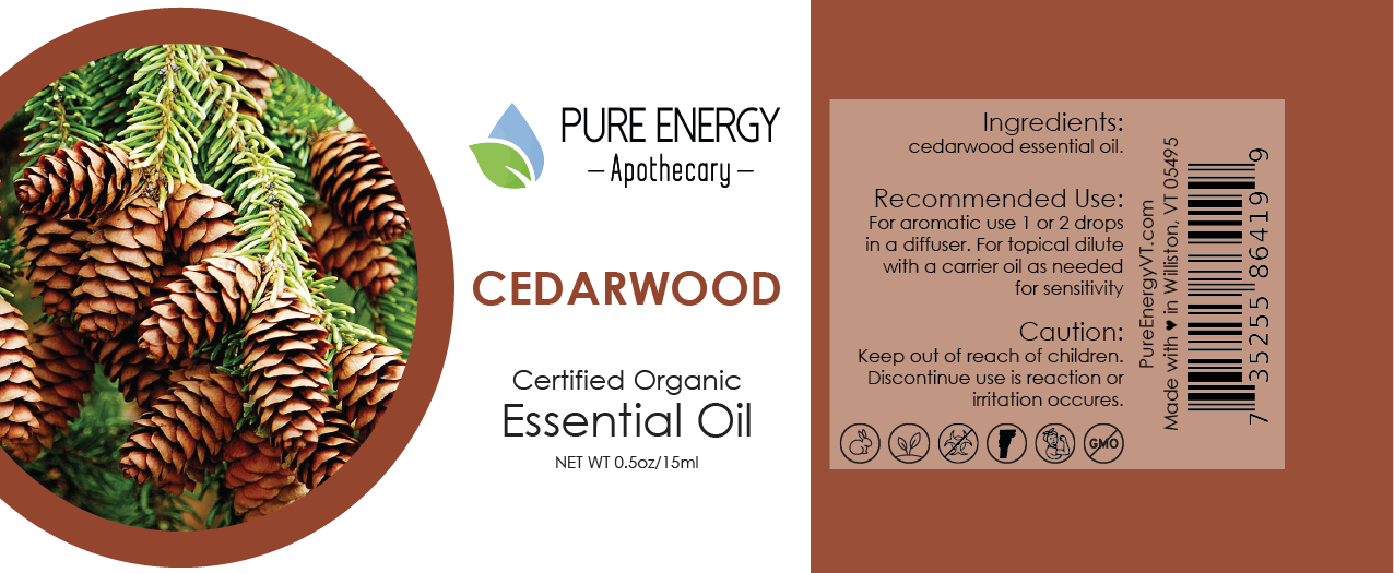 Essential Oil - Cedarwood 15ml (0.5oz)