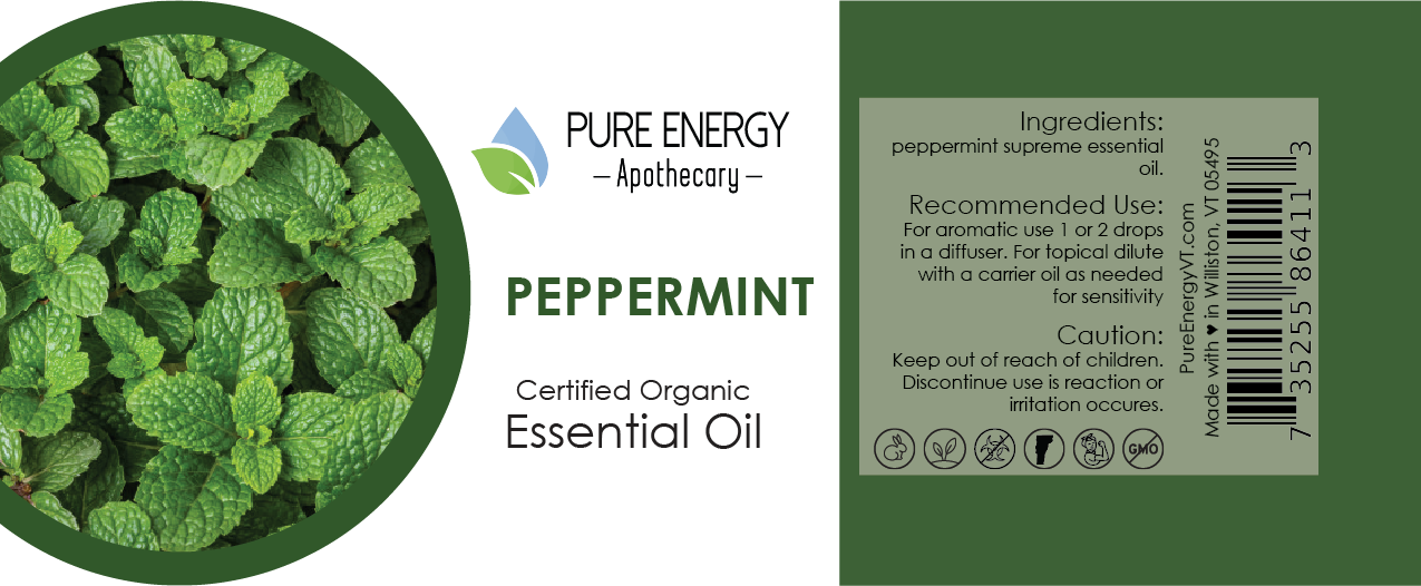 Essential Oil - Peppermint 15ml (0.5oz)