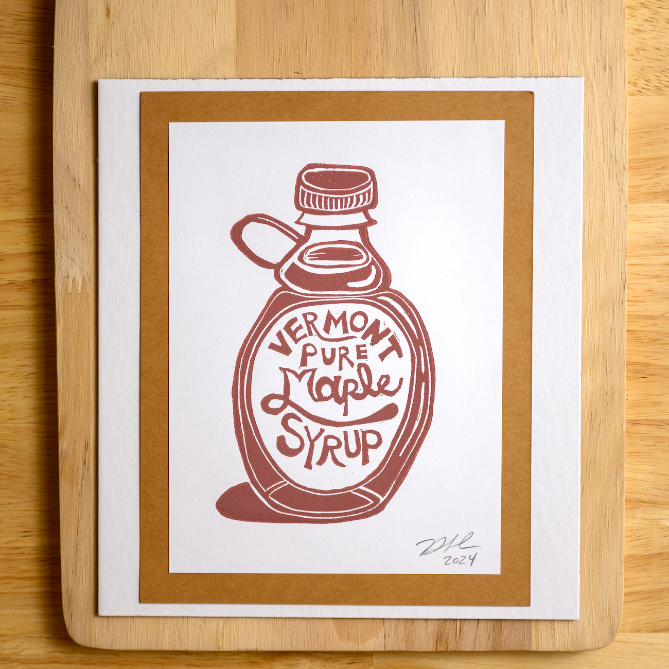 Maple Syrup Print