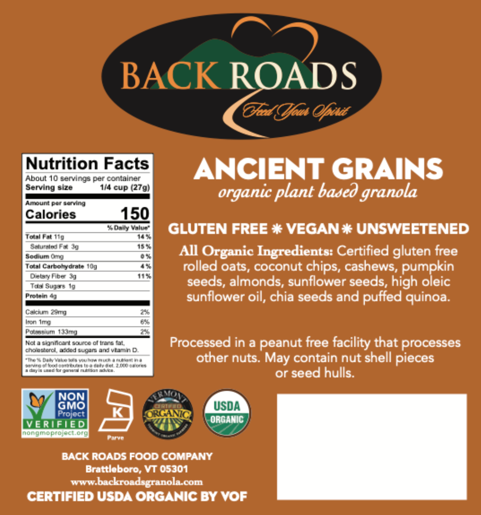 Organic Ancient Grains Granola
