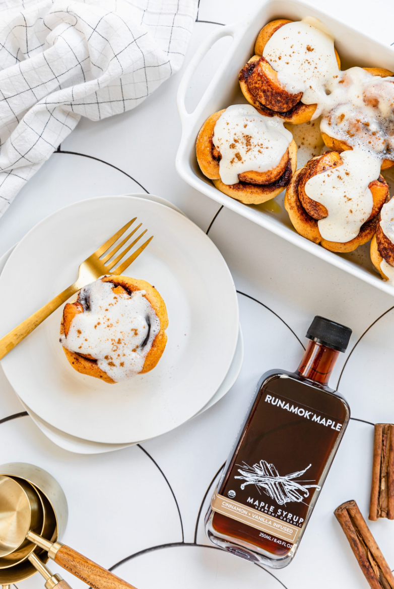 Cinnamon + Vanilla Infused Maple Syrup