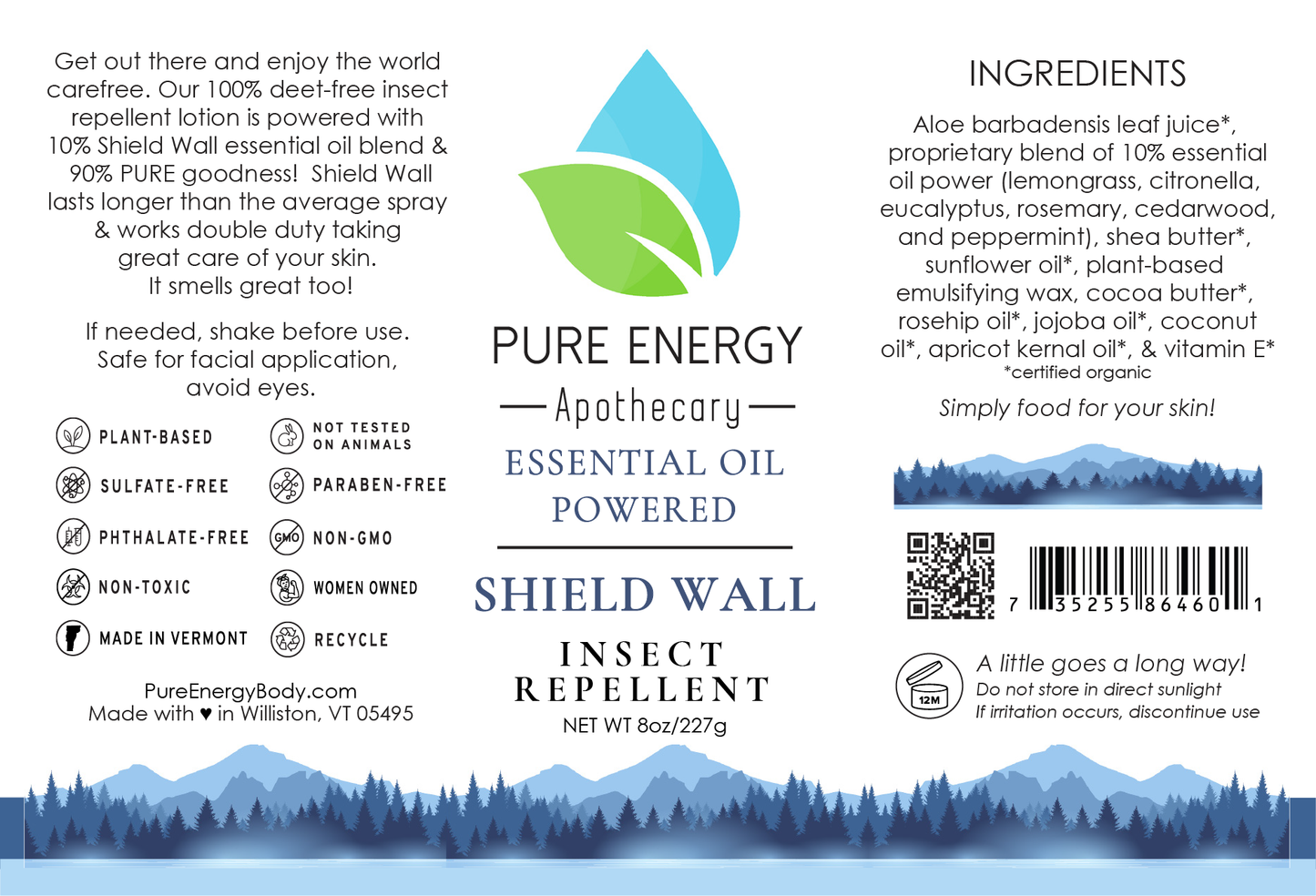Shield Wall Insect Repellent Lotion