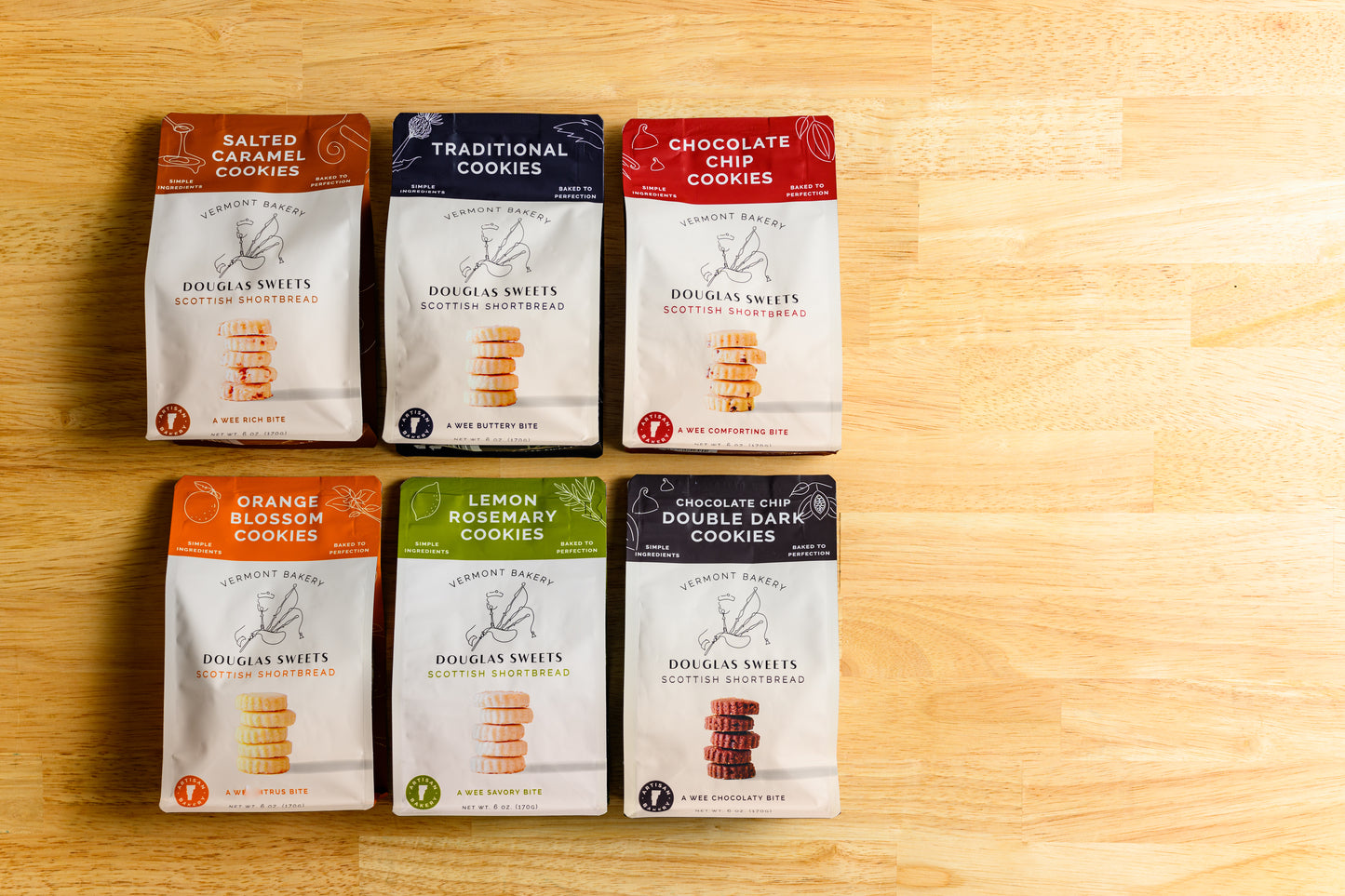 Orange Blossom Shortbread Cookies