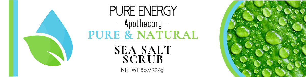 Sea Salt Scrub - Pure & Natural Unscented