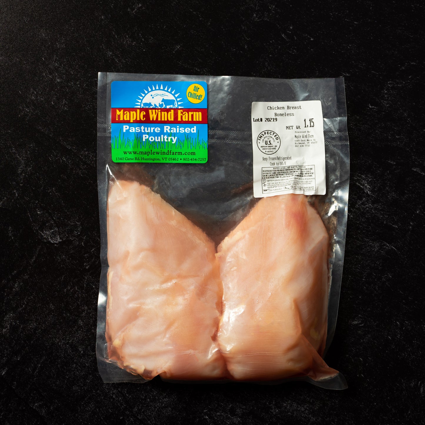 Boneless Chicken Breast | Maple Wind Farm