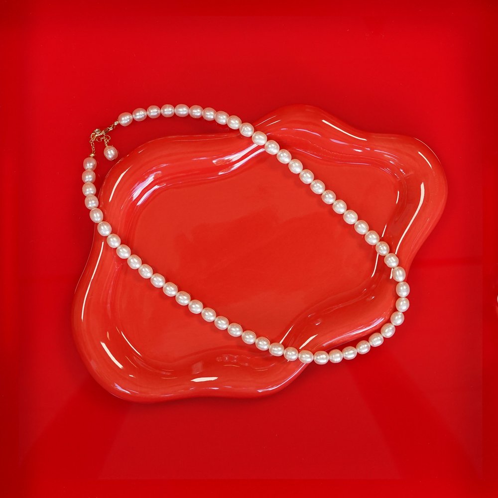 5mm Rice Freshwater Pearl Necklace