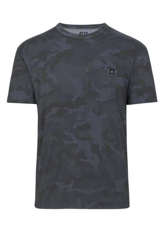 Men's Camo Tee - Navy
