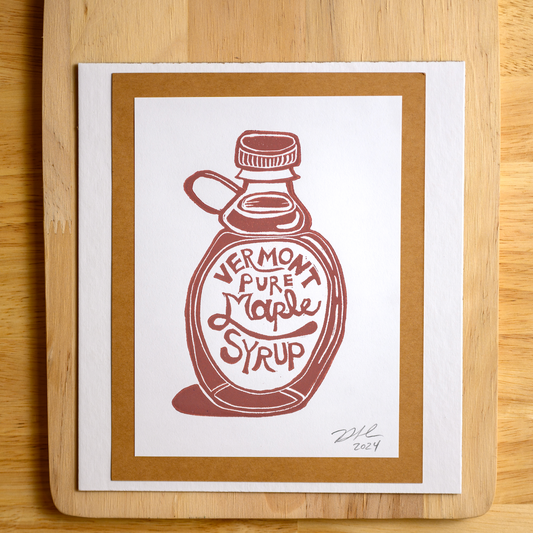 Maple Syrup Print
