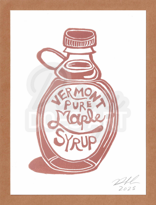 Maple Syrup Print