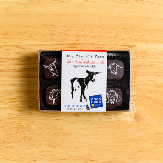 6-Piece Chocolate Covered Goat Milk Caramels