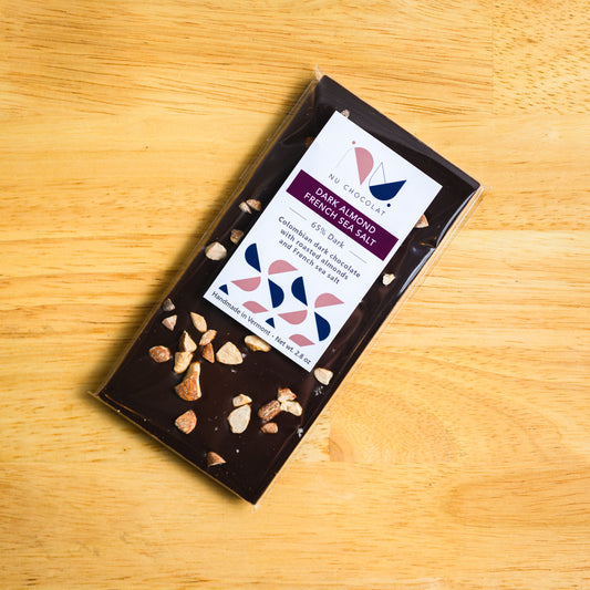 Roasted Almond Dark Chocolate Bar