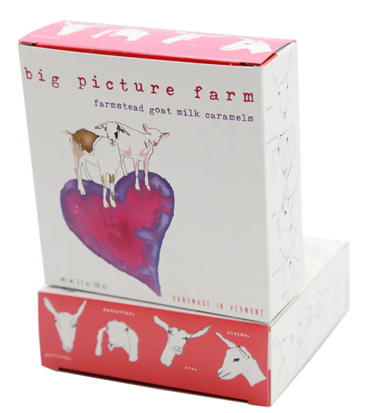 Heart Goat Milk Caramel Box (Valentine's Day): All 8 Flavors