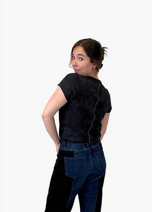 Women's Camo Tee - Black