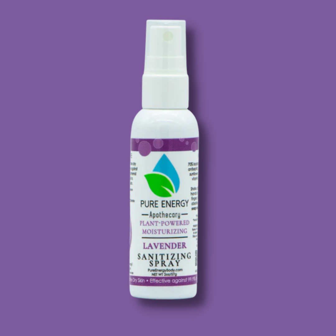 Hand Sanitizer Spray - 2 oz Travel Size (Lavender)