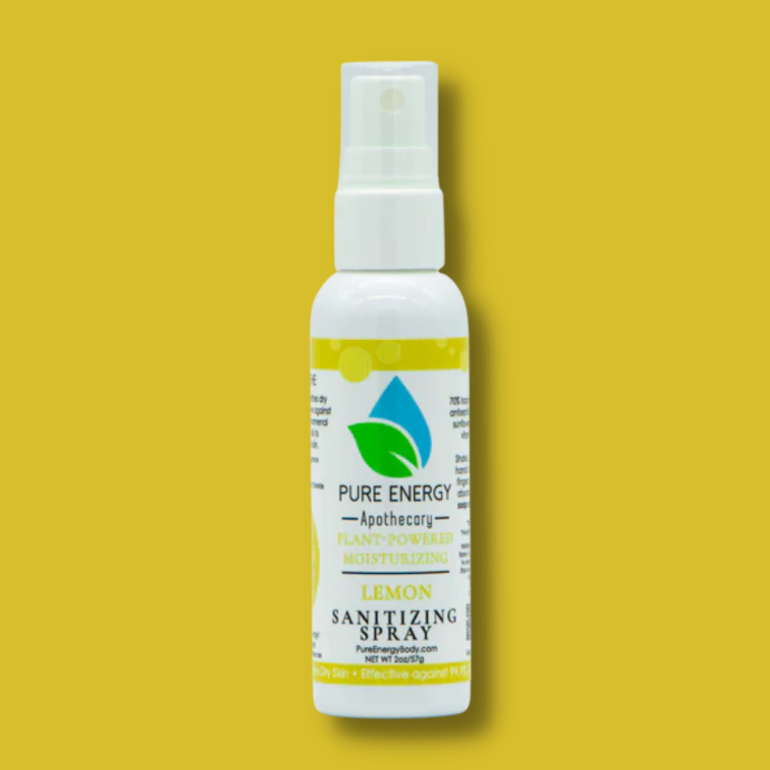 Hand Sanitizer Spray - 2 oz Travel Size (Lemon)