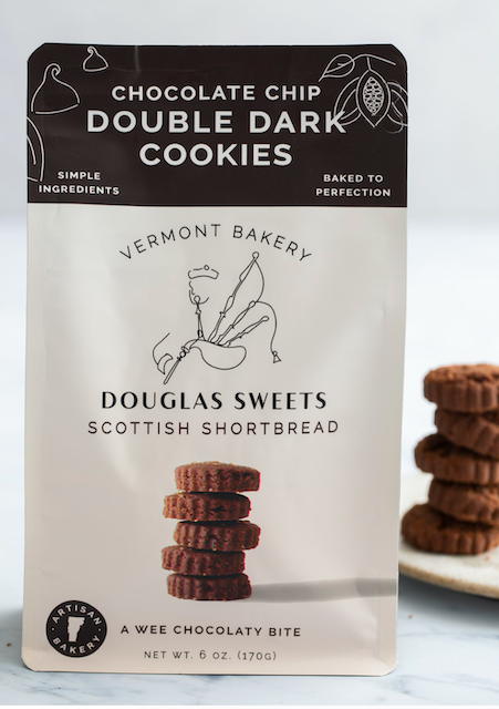 Double Dark Shortbread Cookies