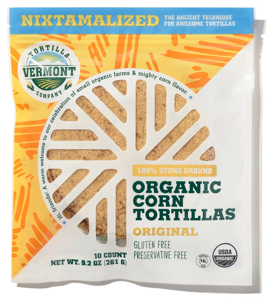 6” Organic Stone Ground Corn Tortillas
