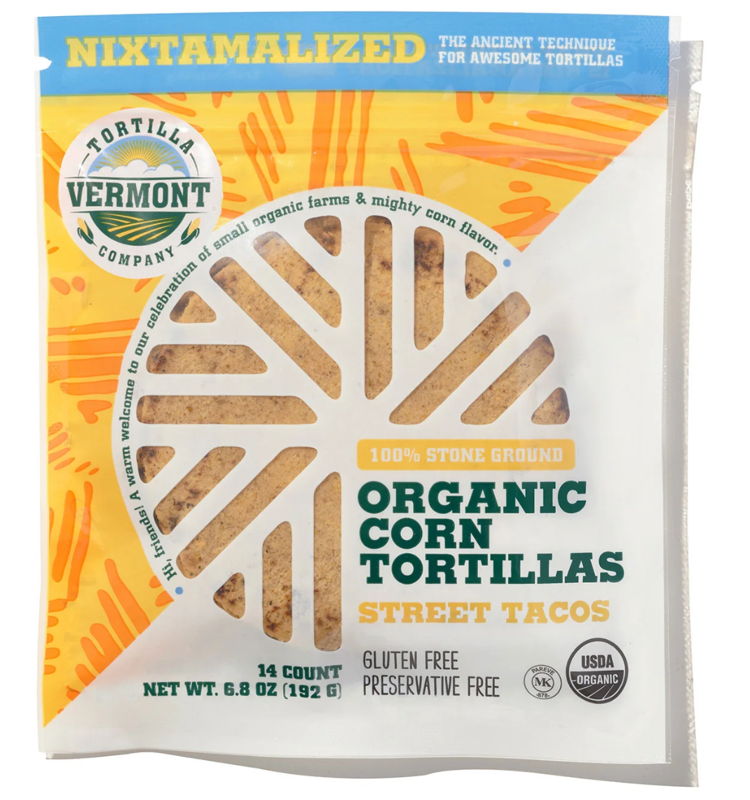 4" Organic Stone Ground Corn Tortillas